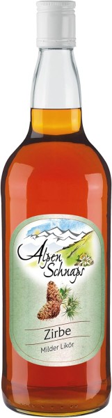 Alpen Schaps Zirbe Milder Likör / 1L 30%