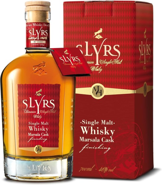 SLYRS Single Malt Whisky Marsala Cask Finish in Geschenkbox // 0,7L 46%