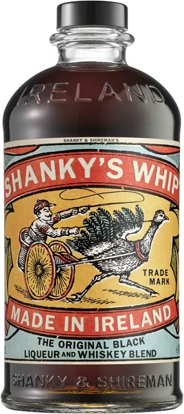 Shanky's Whip Black Irish Whisky Liqueur // 700ml / 33% Vol.