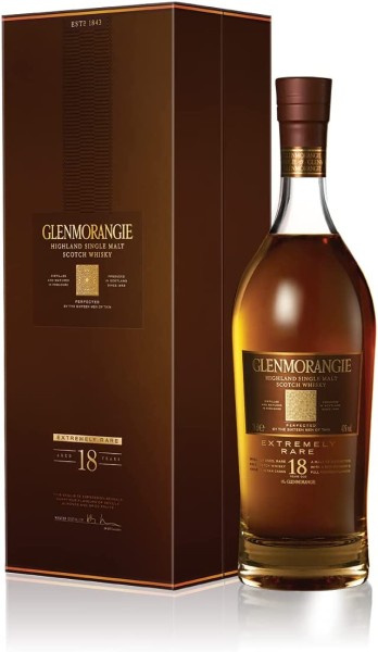 Glenmorangie 18Y - extremely rare - Highland Single Malt Scotch // 0,7L 43% Vol.
