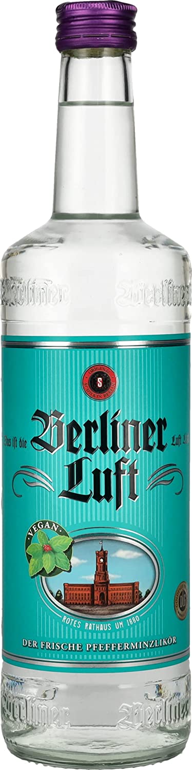 Berliner Luft Pfefferminzlikör // 0,7L 18% | Kräuterlikör | Likör |  Spirituosen | Bundesbrand