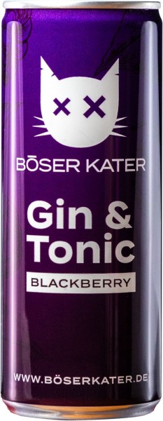 Böser Kater Gin & Tonic Blackberry // 0,25L 10%