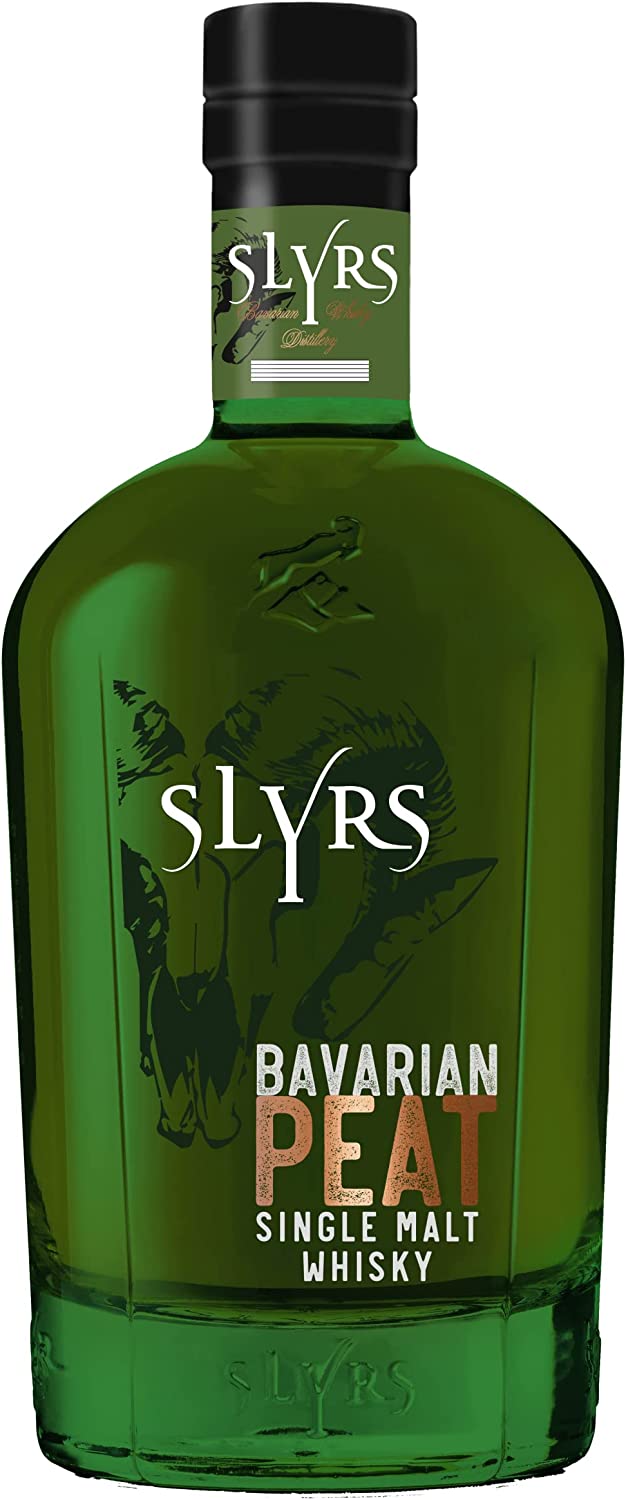Slyrs Bavarian Peat Single Malt Whisky / in Geschenkbox // 0,7L 43% Vol. | Single  Malt | Whiskey | Spirituosen | Bundesbrand | Whisky