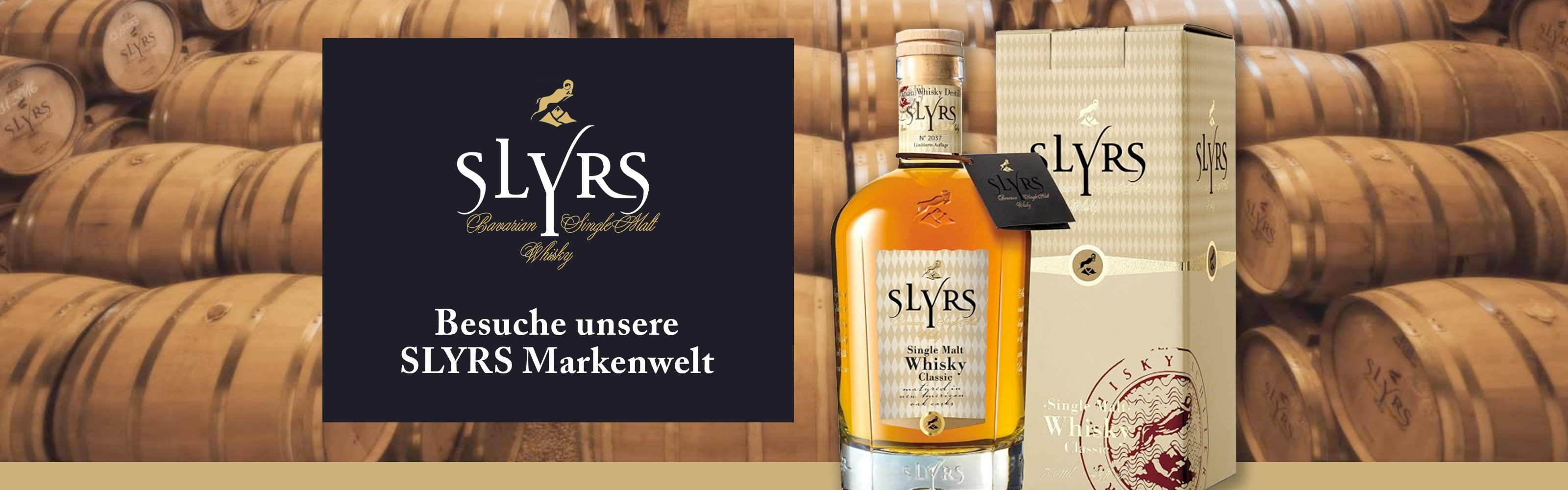 Slyrs Bavarian Peat Single Malt Whisky / in Geschenkbox // 0,7L 43% Vol. | Single  Malt | Whiskey | Spirituosen | Bundesbrand
