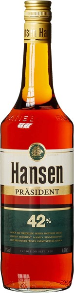 Hansen Präsident Rum // 700ml / 42% Vol.