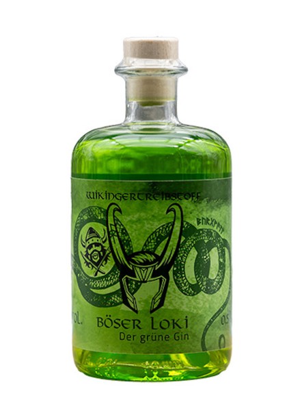 Wikingertreibstoff Böser Loki Der grüne Bundesbrand 0,5l Gin Spirituosen Gin Gin Gin 45% | Dry // | | | 