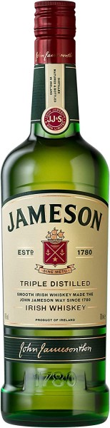 Jameson Triple Distilled Irish Whiskey // 0,7L 40%