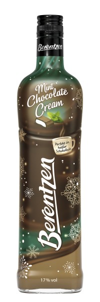 Berentzen Mint Chocolate Cream Likör // 700ml / 17% Vol.