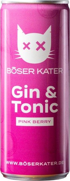 Böser Kater Gin & Tonic Pink Berry // 0,25L 10%