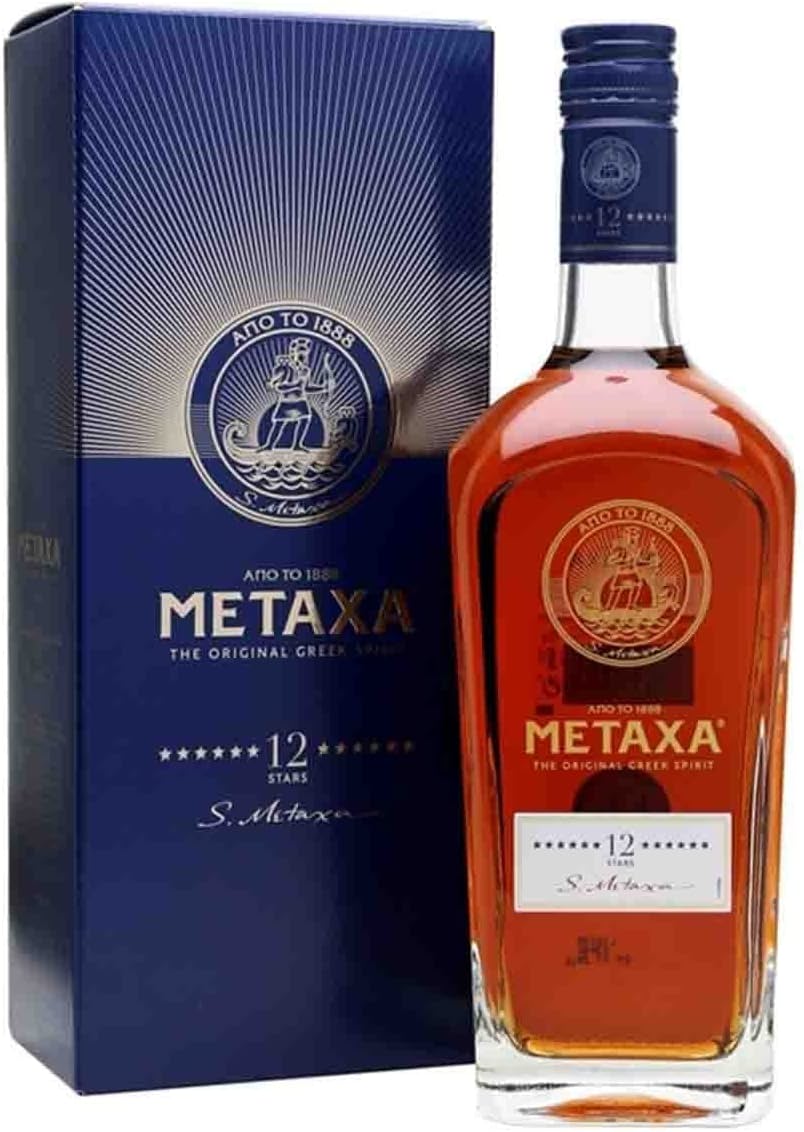 Metaxa 12 Stars in Weinbrand | & Geschenkbox Spirituosen Cognac, | 40% | Bundesbrand / // Brandy 700ml