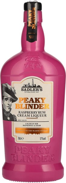 Peaky Blinder Raspberry Rum Cream Liqueur // 700ml 17% Vol.