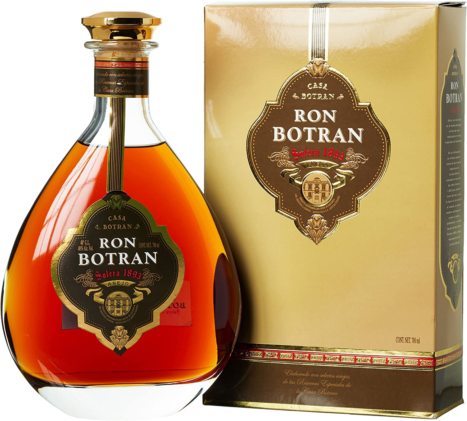 Ron Botran anejo Solera 1893 // 0,7L / 40% Vol. | Rum | Rum | Spirituosen |  Bundesbrand