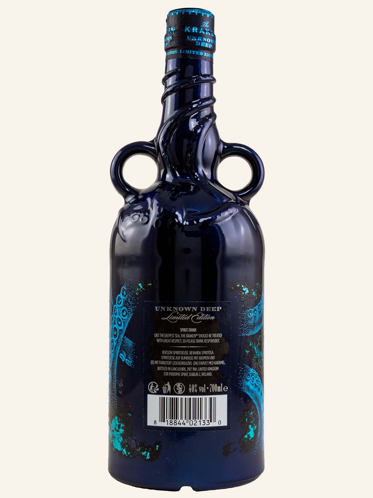 The Kraken Black Spiced Unknown 0,7L | // | Rum | Deep Spirituosen Rum Bundesbrand 40% Vol. 